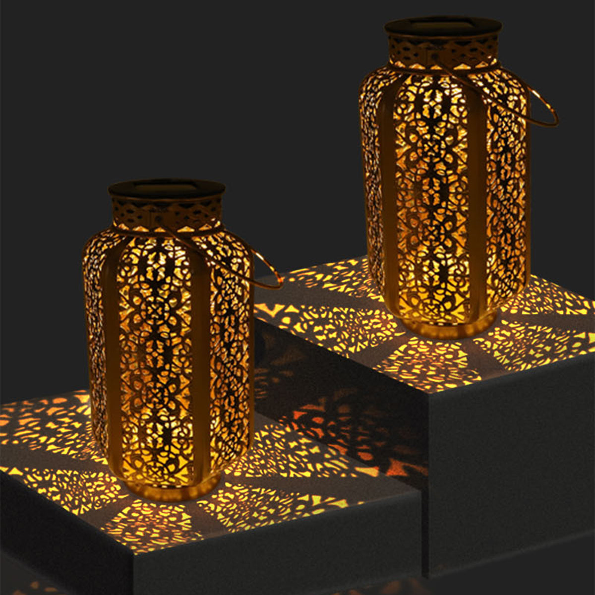 Lanterne-solaire-décoration-marocaine