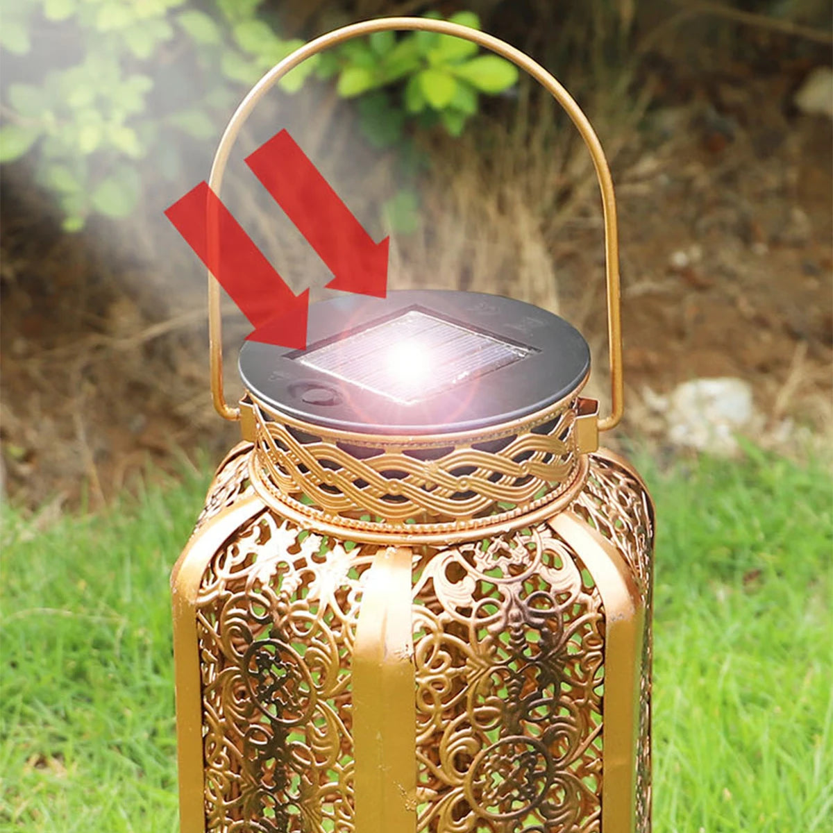 Lanterne-solaire-extérieur-recharge-automatique
