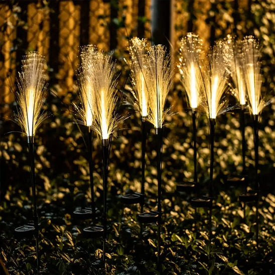 Lumière solaire extérieur | Roseaux lumineux