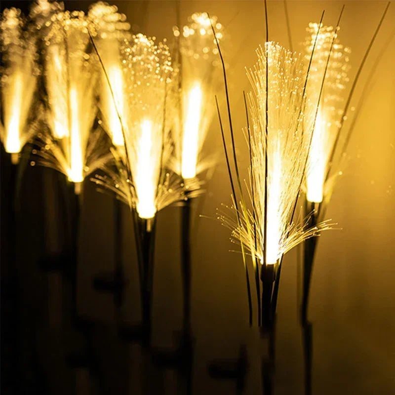 Lumière solaire extérieur | Roseaux lumineux