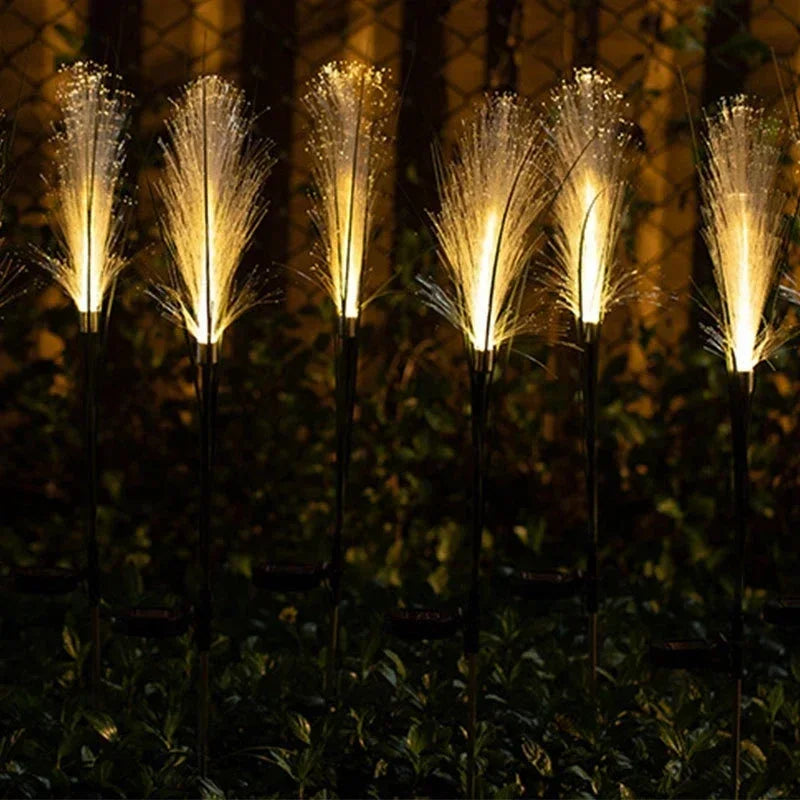 Lumière solaire extérieur | Roseaux lumineux