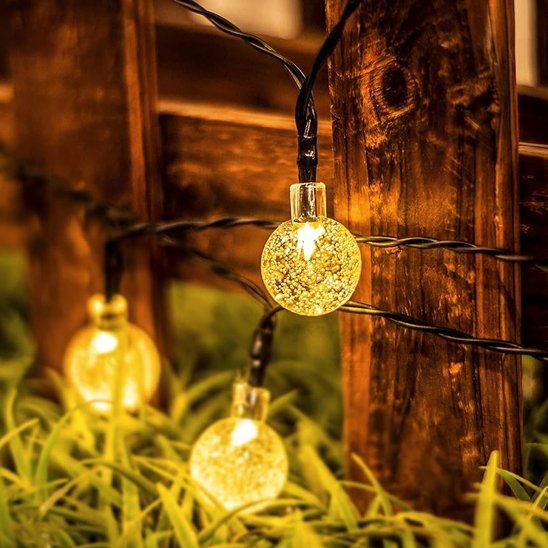 Guirlande lumineuse extérieur ambiance chaleureuse