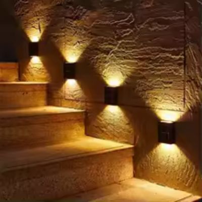 lampe-solaire-de-jardin-escalier-securite