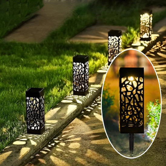 Lampe-solaire-extérieur-bordure-allée