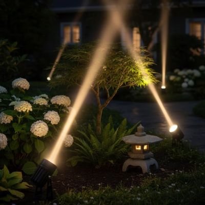 Projecteur led exterieur éclairage extérieur de jardin et façade
