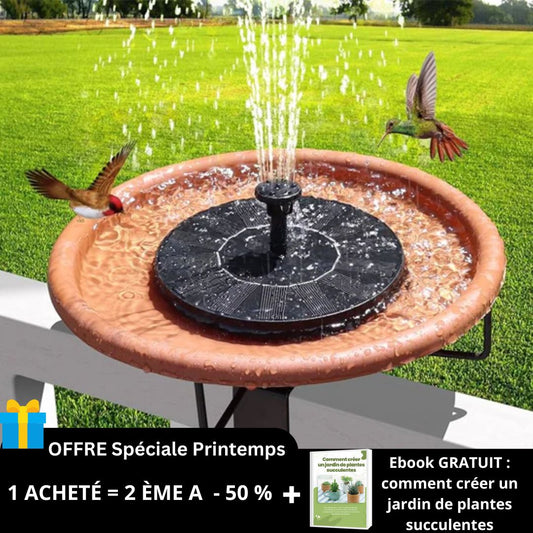 Fontaine Solaire Zen Relaxante Écologique