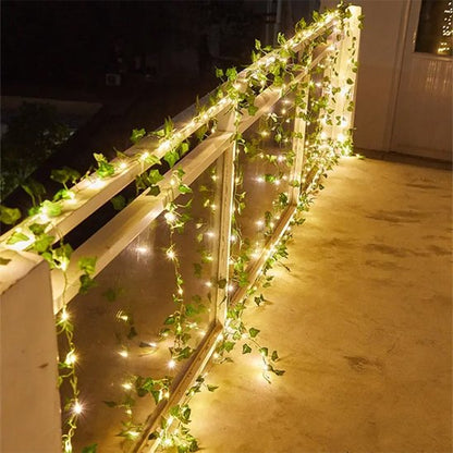 Guirlande lumineuse solaire extérieure ambiance festive durable