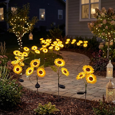  lampe de jardin solaire décoratif la nuit comme le jour