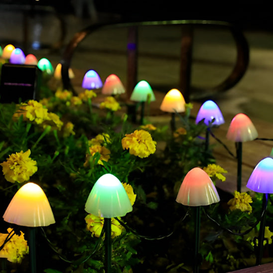 Lampe-de-jardin-solaire-illuminé-jardinière