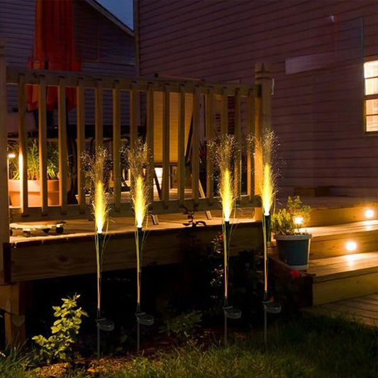 Lumière solaire extérieur | Roseaux lumineux
