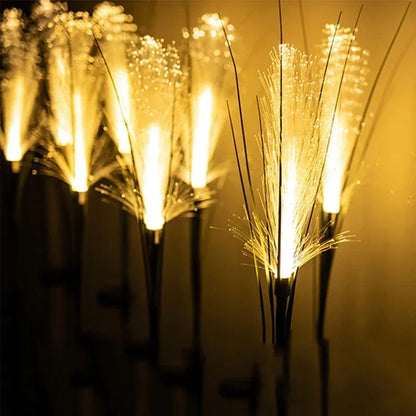 Lumière solaire extérieur | Roseaux lumineux
