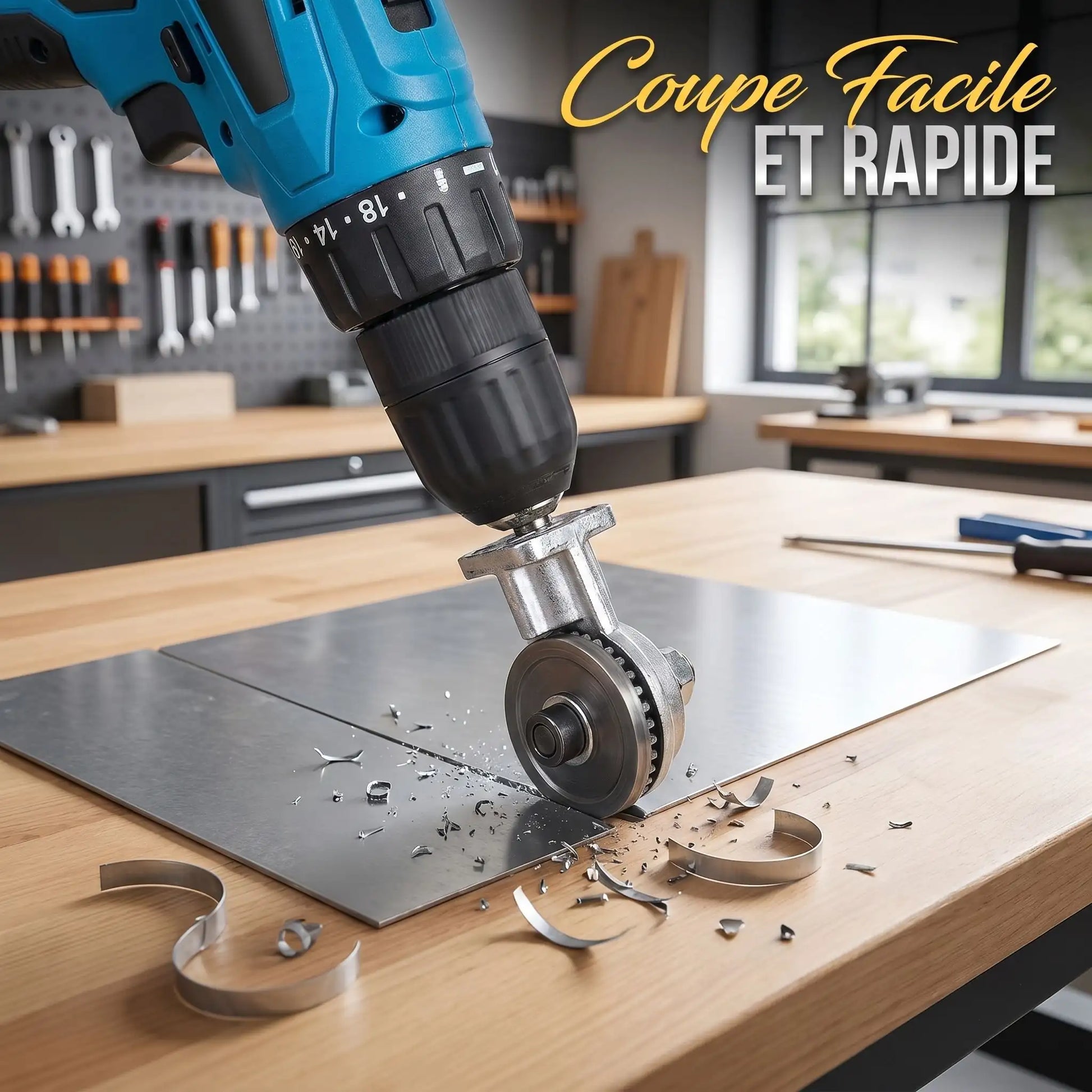 cisaille à tole electrique magnable et précis