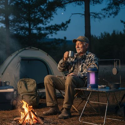 Lampe anti moustique Couvre efficacement l'espace autour