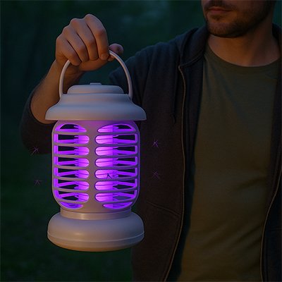 Lampe anti moustique d'ambiance LED et piège à insectes volants