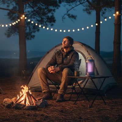 Lampe anti moustique Élimine les insectes volants sans bruit ni produits chimiques nocifs