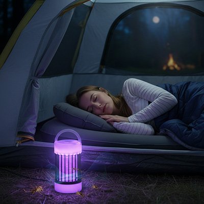 Lampe anti moustique : Idéal pour bivouac, terrasse, tente ou table de camping
