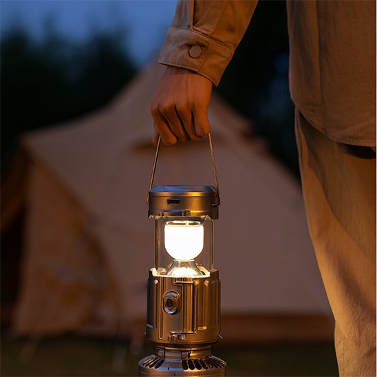 Lampe camping boîtier résistant aux chocs et aux intempéries