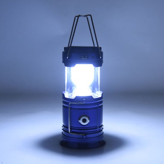 Lampe camping contrôle simple et rapide de l'allumage et des modes d'éclairage