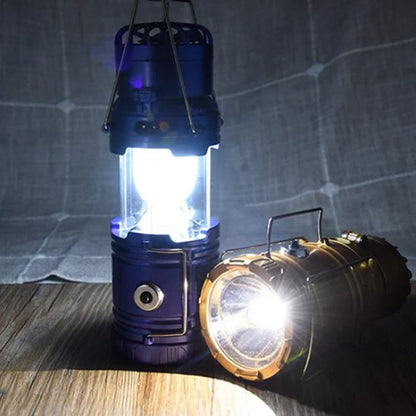 Lampe camping diffuse une lumière blanche intense à 360 degrés pour illuminer efficacement l'espace