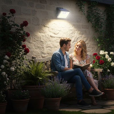 Lampe détecteur de mouvement intensité lumineuse suffisante pour sécuriser et illuminer efficacement les zones extérieures
