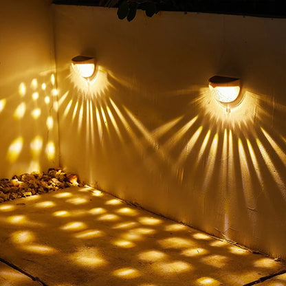 Lampe extérieure solaire étanche, résistante à la pluie et aux intempéries, idéale pour un éclairage mural durable toute l’année