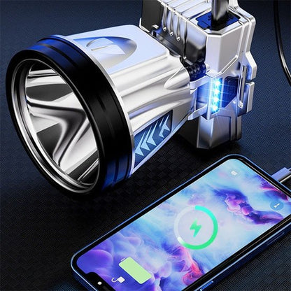Lampe frontale permet de recharger vos appareils mobiles directement via port USB intégré
