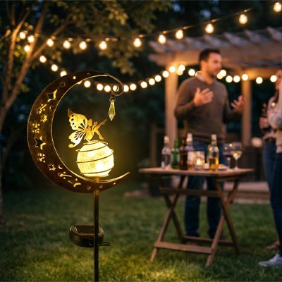 Lampe solaire exterieur 'énergie solaire sans câblage ni branchement électrique nécessaire