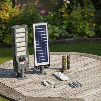 Lampe solaire exterieur Panneau solaire amovible