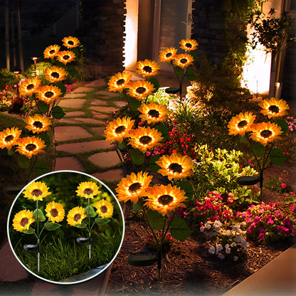 Lampe de jardin Solaire | Tournesol