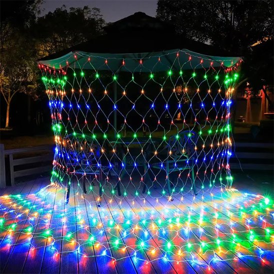 Rideau Lumineux  idéal pour, pergolas, végétation ou zones de réception